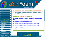Desktop Screenshot of foamcuttingsoftware.com
