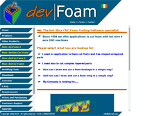 Tablet Screenshot of foamcuttingsoftware.com